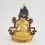 Hand Made  Gold Face Painted 9" Green Tara / Drolma Copper Gold Gilded Statue Patan