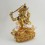 Hand Made Copper Alloy with Gold Gilded 13.75" Manjushri / Jampelyang Statue