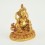 Machine Made Tibetan Buddhist Gold Plated 4.75" Yellow Dzambhala Statue