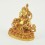 Machine Made Tibetan Buddhist Gold Plated 4.75" Yellow Dzambhala Statue