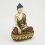  Siko Hand Carving Gold and Silver Plated Shakyamuni Buddha / Tomba Statue