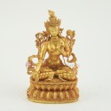 Tibetan Buddhist 5.75" White Tara / Dholkar Statue