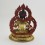 Hand Carved Copper Alloy with Gold Gilded 11" Green Tara / Dholma Statue