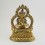 Hand Carved Copper Alloy with Gold Gilded 10.5" Vajradhara / Dorje Chang Statue