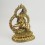 Hand Carved Copper Alloy with Gold Gilded 11" Vajrasattva / Dorje Sempa Statue