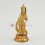 Tibetan Buddhist Gold Plated Copper Alloy 6.5" Standing Tara Statue