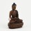 Machine Made Oxidized Copper Alloy 4" Amitabha Buddha Statue