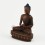 Machine Made Oxidized Copper Alloy 4" Amitabha Buddha Statue