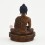 Machine Made Oxidized Copper Alloy 4" Amitabha Buddha Statue