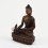 Machine Made Oxidized Copper Alloy 4" Medicine Buddha Statue