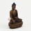 Machine Made Oxidized Copper Alloy 4" Shakyamuni Buddha Statue