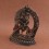 Fine Quality 8" Chakrasamvara Hand Carved Oxidized Copper Statue from Patan Nepal