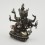 Machine Made Oxidized Copper Alloy with Silver Plated 6" Namgyalma Buddha Statue