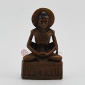 Machine Made Oxidized Copper Alloy 3.5" Fasting Buddha Statue