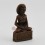 Machine Made Oxidized Copper Alloy 3.5" Fasting Buddha Statue