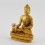 Machine Made Copper Alloy with Gold Plated 4" Medicine Buddha Statue