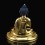 Hand Made Copper Alloy with Gold Gilded 9.25" Nagarjun Buddha Statue