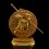 Machine Made Copper Alloy with Gold Plated 5.25" Akash Yogini Statue