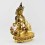 Hand Carved Face Painted 9" Vajrasattva Copper Gold Gilded Statue from Patan