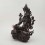 Hand carved Oxidized Copper Alloy 14.5" Green Tara / Dholma Statue Nepal