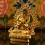 Machine Made Copper Alloy and Gold Plated 4.25" Vajradhara Statue