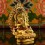 Machine Made Copper Alloy and Gold Plated 4.25" Vajrasattva Statue