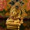 Machine Made Copper Alloy and Gold Plated 4.25" Vajrasattva Statue