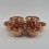 Hand Made Copper Alloy with Brass Ring 3.5" Water Offering Bowls Set