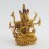 Machine Made Tibetan Buddhist Gold Plated 6" Namgyalma Buddha Statue