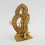 Machine Made Gold Plated 7" Standing Namgyalma Buddha Statue