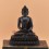 Hand Made Oxidized Copper Alloy 8.75" Amitabha Buddha / Opame Statue