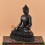 Hand Made Copper Alloy  Oxidized 8.75" Shakyamuni Buddha / Tomba Statue