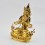 Fine Quality Gold Gilded Hand Carved Face Painted 9" Vajradhara Copper Statue from Patan, Nepal