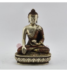 Machine Made Tibetan Buddhist 3.75" Sakyamuni Buddha Tomba Statue