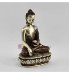 Machine Made Tibetan Buddhist 3.75" Sakyamuni Buddha Tomba Statue