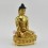 Hand Made Copper Alloy with Gold Gilded 8.25" Medicine Buddha Statue