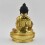 Hand Made Copper Alloy with Gold Gilded 8.25" Medicine Buddha Statue