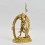 Hand Made Copper Alloy with Gold Gilded and Face Paint 7.25" Vajrayogini Statue