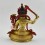 Hand Made Copper Alloy with Gold Gilded 9" Manjushri / Jambiyang Statue