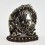 Machine Made Oxidized with Silver Plating 5" Bernagchen Mahakala Statue