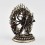 Machine Made Oxidized Copper Alloy with Silver Plating Chakrasamvara Statue