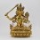 Buddhist Hand Made Copper Alloy with Gold Gilded 14" Manjushri/Jambiyang Statue