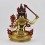 Buddhist Hand Made Copper Alloy with Gold Gilded 14" Manjushri/Jambiyang Statue