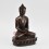 Tibetan Buddhist Oxidized Copper Alloy 8.5" Amitabha / Amida Buddha Opame Statue