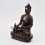 Tibetan Buddhist Oxidized Copper Alloy 8.5" Medicine Buddha / Menlha Statue