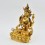 Four-armed Gold Gilded and Hand Painted Face 9"avalokiteshvara /Chenrezig Statue