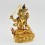  Tibetan Buddhist Hand Made Gold Gilded 9" Manjushri / Jambiyang Statue