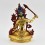  Tibetan Buddhist Hand Made Gold Gilded 9" Manjushri / Jambiyang Statue