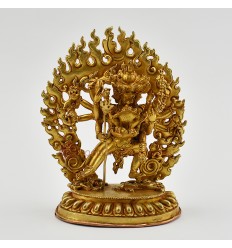 Machine Made with Hand Finishing Touch Gold Plated Chakrasamvara Statue