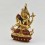 Hand Made Copper Alloy with Partly Gold Gilded 9.25" Chenrezig Shakti Statue